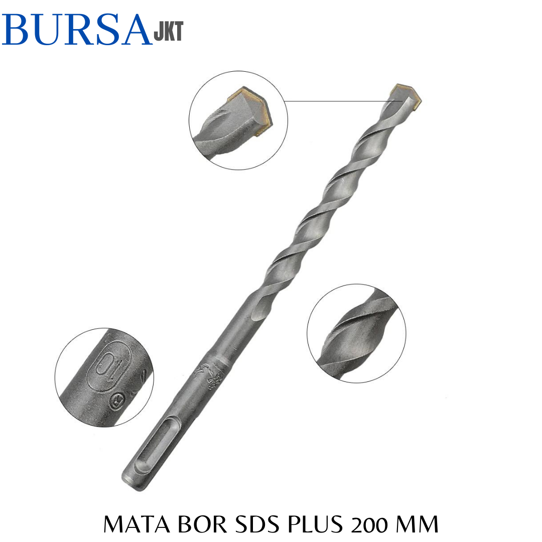 MATA BOR BOBOK TEMBOK BETON SDS PLUS 22 MM X 200 MM Lazada Indonesia