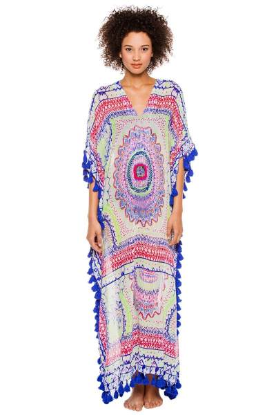 Beach Holiday Loose And Plus-sized Sun Protection Clothing Beach Jacket Chiffon Maxi Dress Bikini Outer Blouse Bathing Suit Outdoor Female