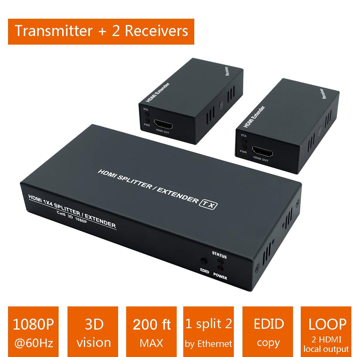 Best X Hdmi Splitter Extender M X Hdmi Utp Extender Cat E