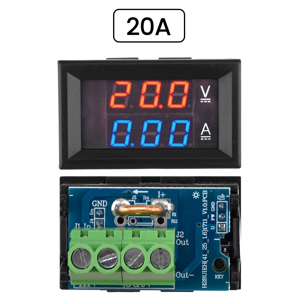 Diymore Inch Digit Digital Voltage And Ammeter Tester Dc V