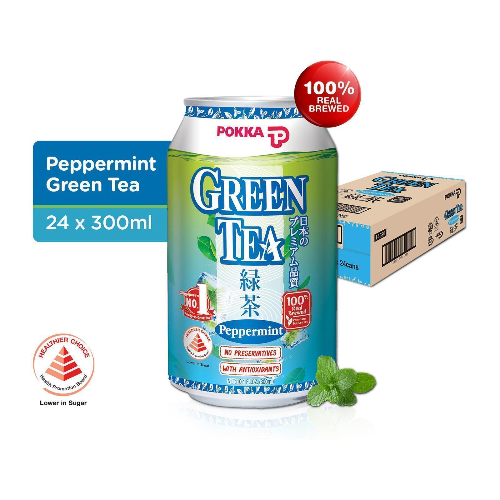 Pokka Peppermint Green Tea X Ml Case Lazada Singapore