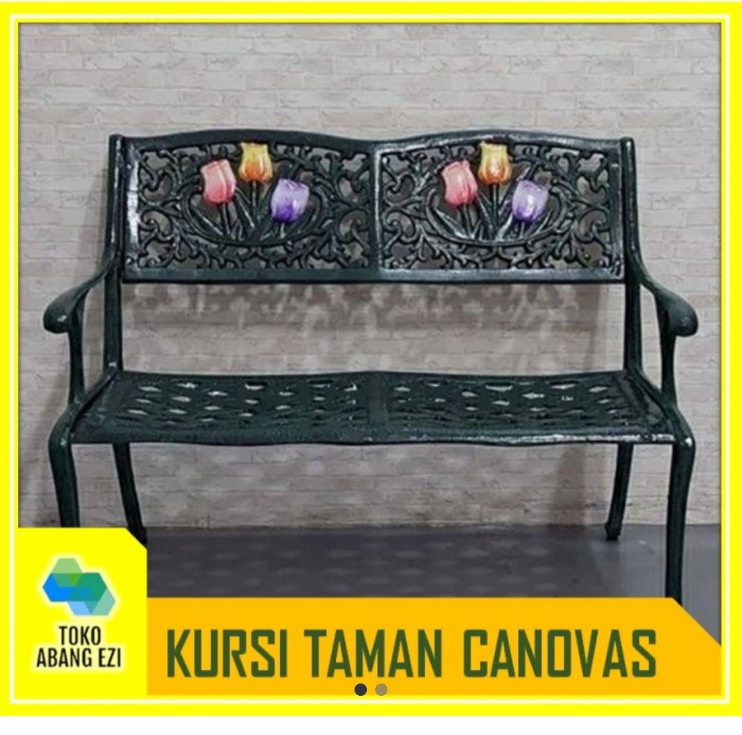 KURSI TAMAN CANOVAS FULL BESI CANOVAS BENCH Free Ongkir Unit Kursi P