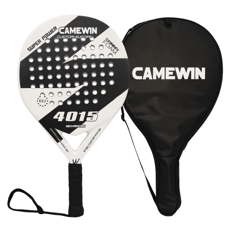 Camewin Padel Racket Beach Tennis Carbon Fiber And EVA Smooth Surface