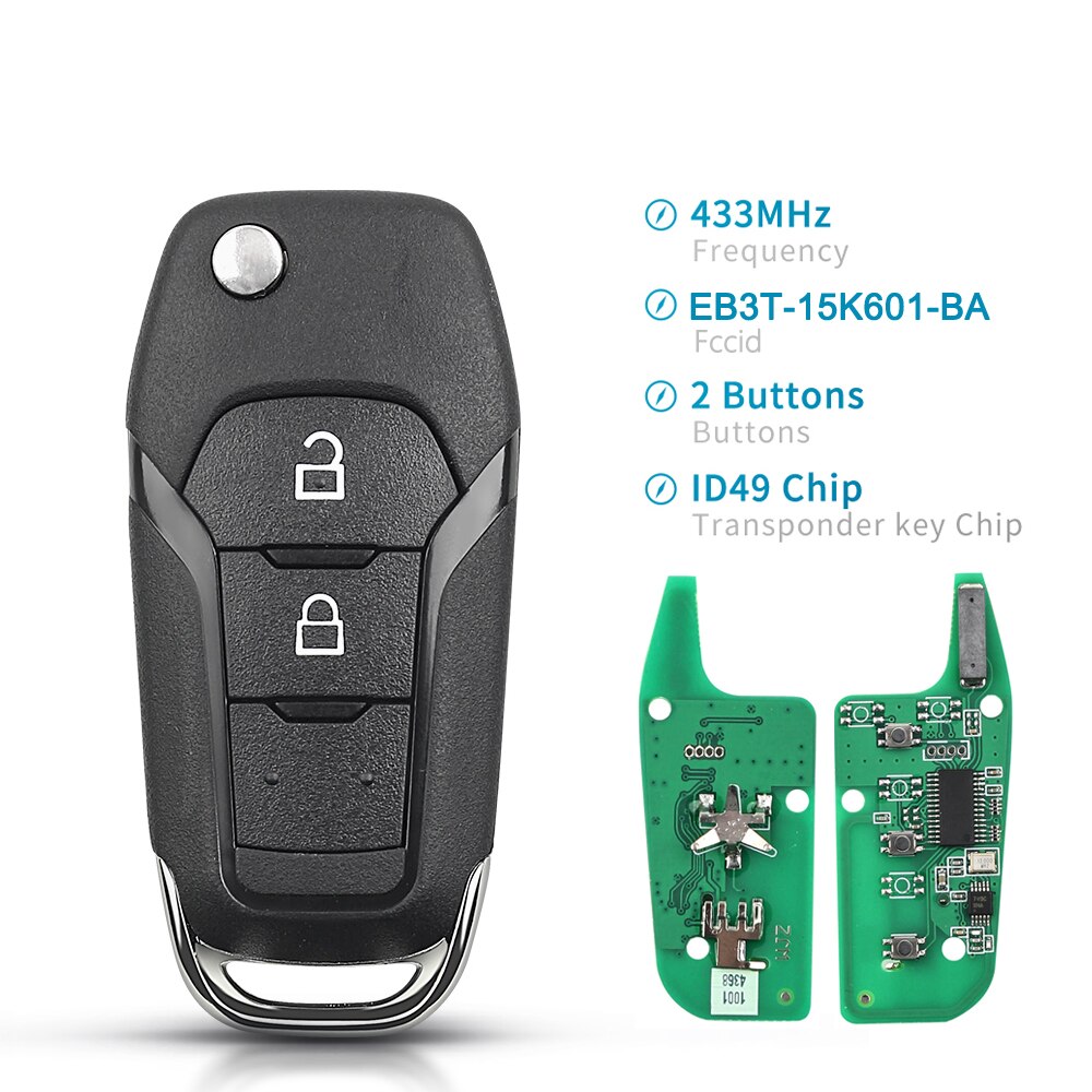 Dandkey For Ford Key Car Remote Key For Ford F Ranger