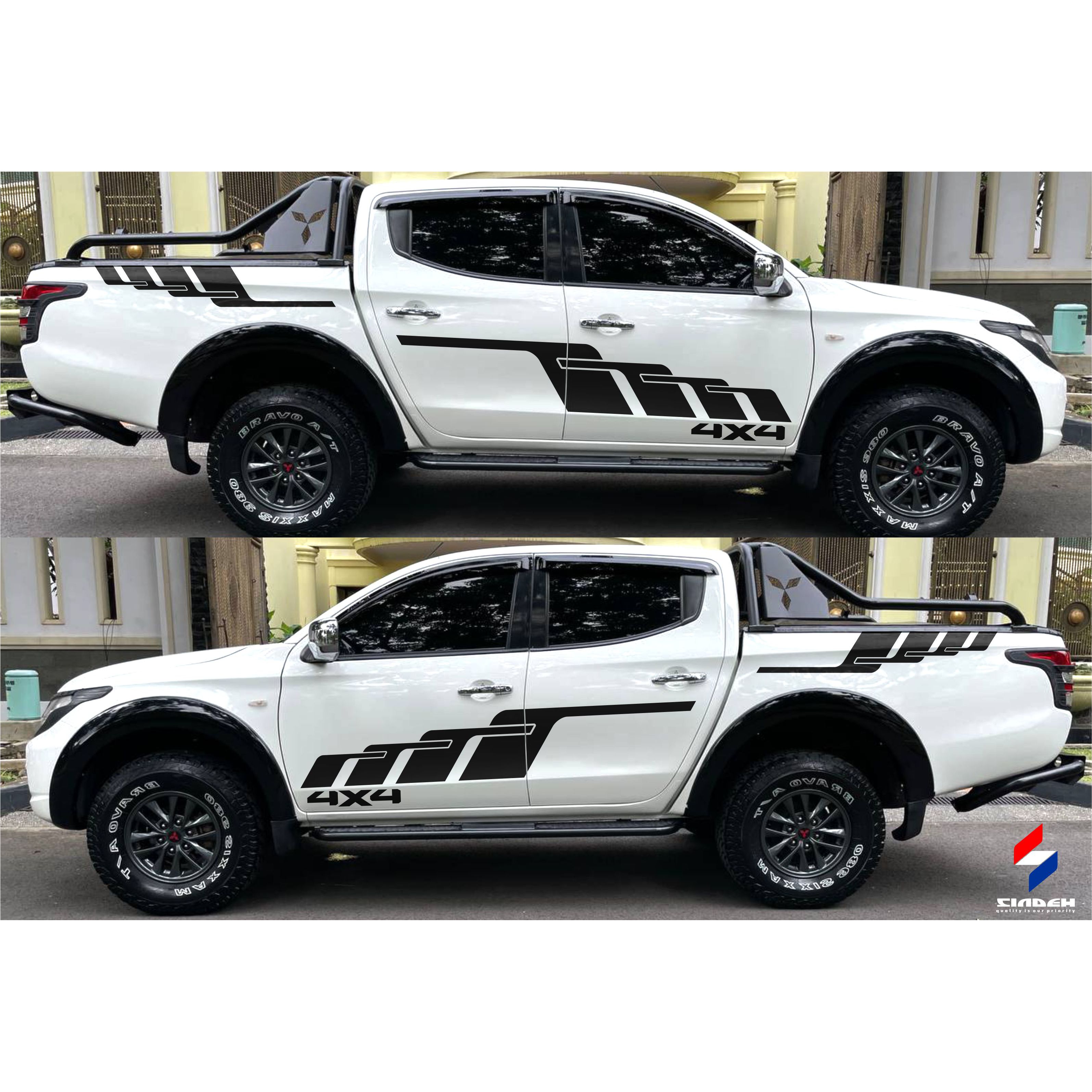 CUTTING STICKER MOBIL STRADA TRITON COLORADO HILUX NAVARA RANGER STIKER