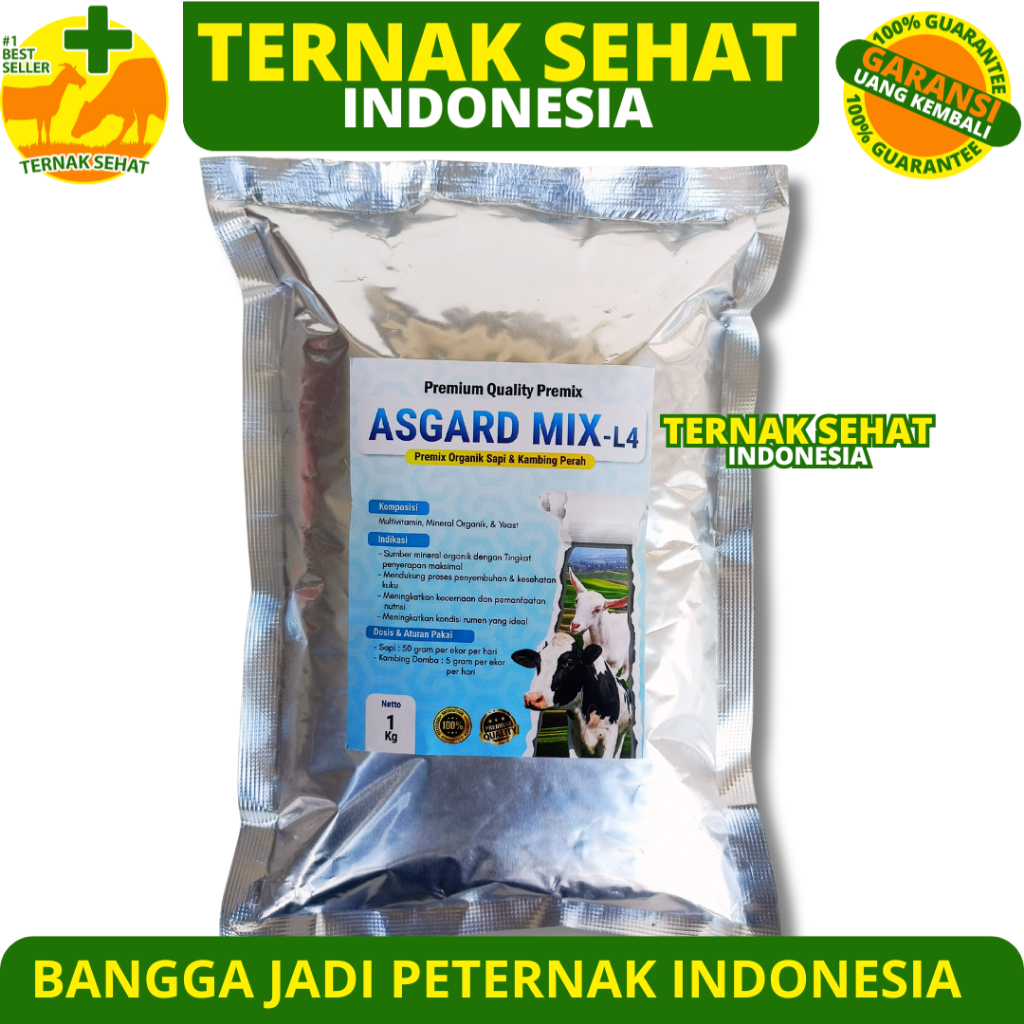 ASGARD MIX 1 KG Premix Sapi Perah Premix Kambing Perah Premix