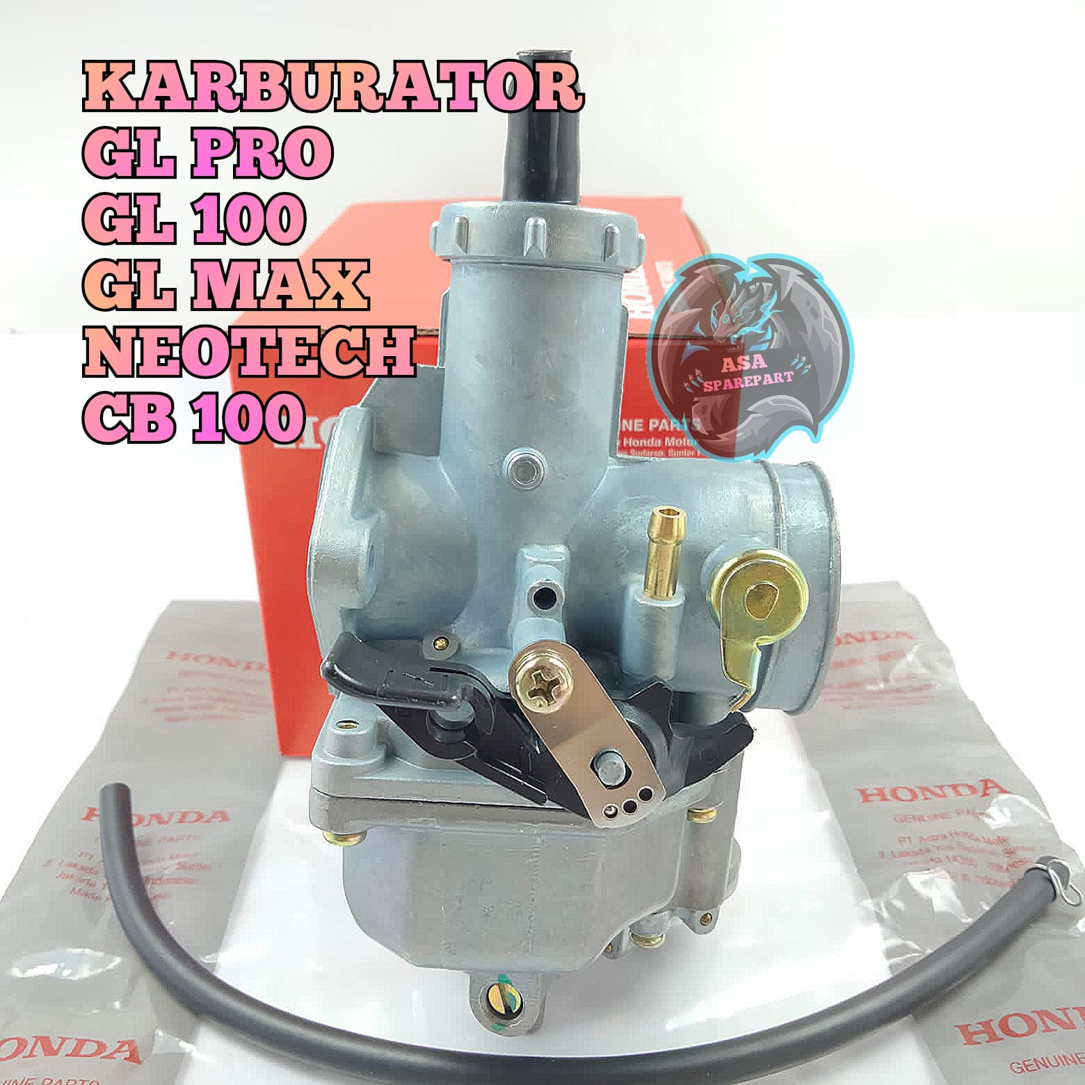 KARBURATOR ASLI ORIGINAL HONDA AHM GL PRO GL MAX GL 100 CB 100