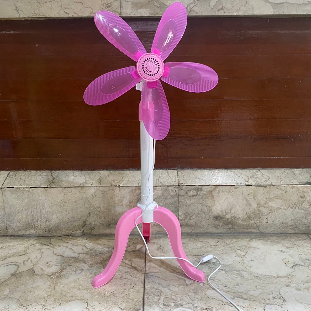 Home Zania Energy Saver Blades Adjustable Stand Fan Portable Floor