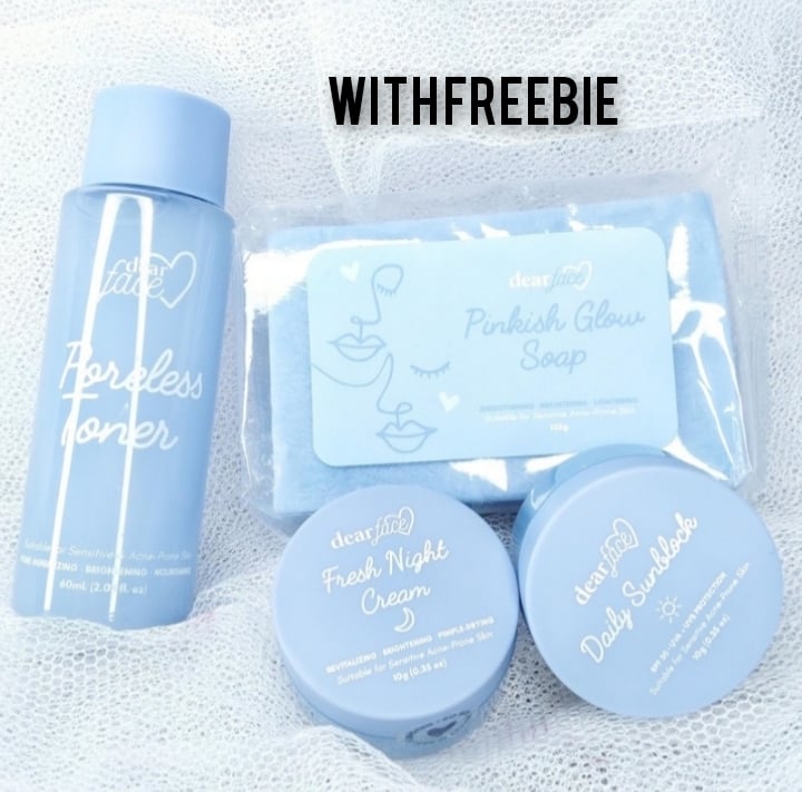 DEAR FACE FACIAL WHITENING SET WITH FREEBIE Lazada PH