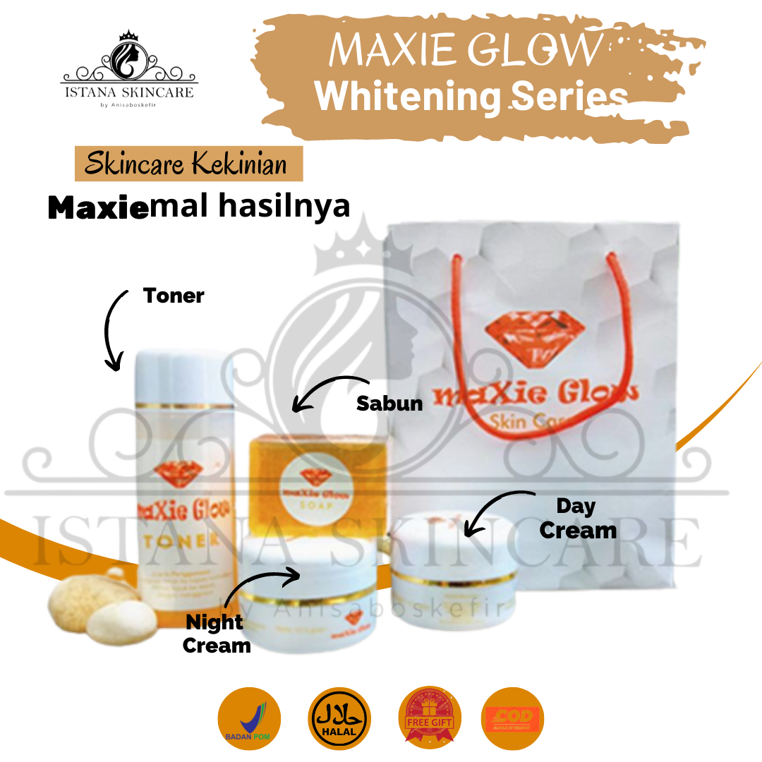 Maxie Glow Skincare Whitening Acne Cocok Semua Jenis Kulit Original