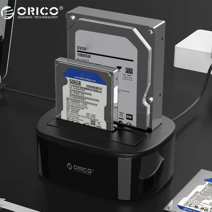 Orico Dual Bay Hdd Docking Station With Offline Clone Sata