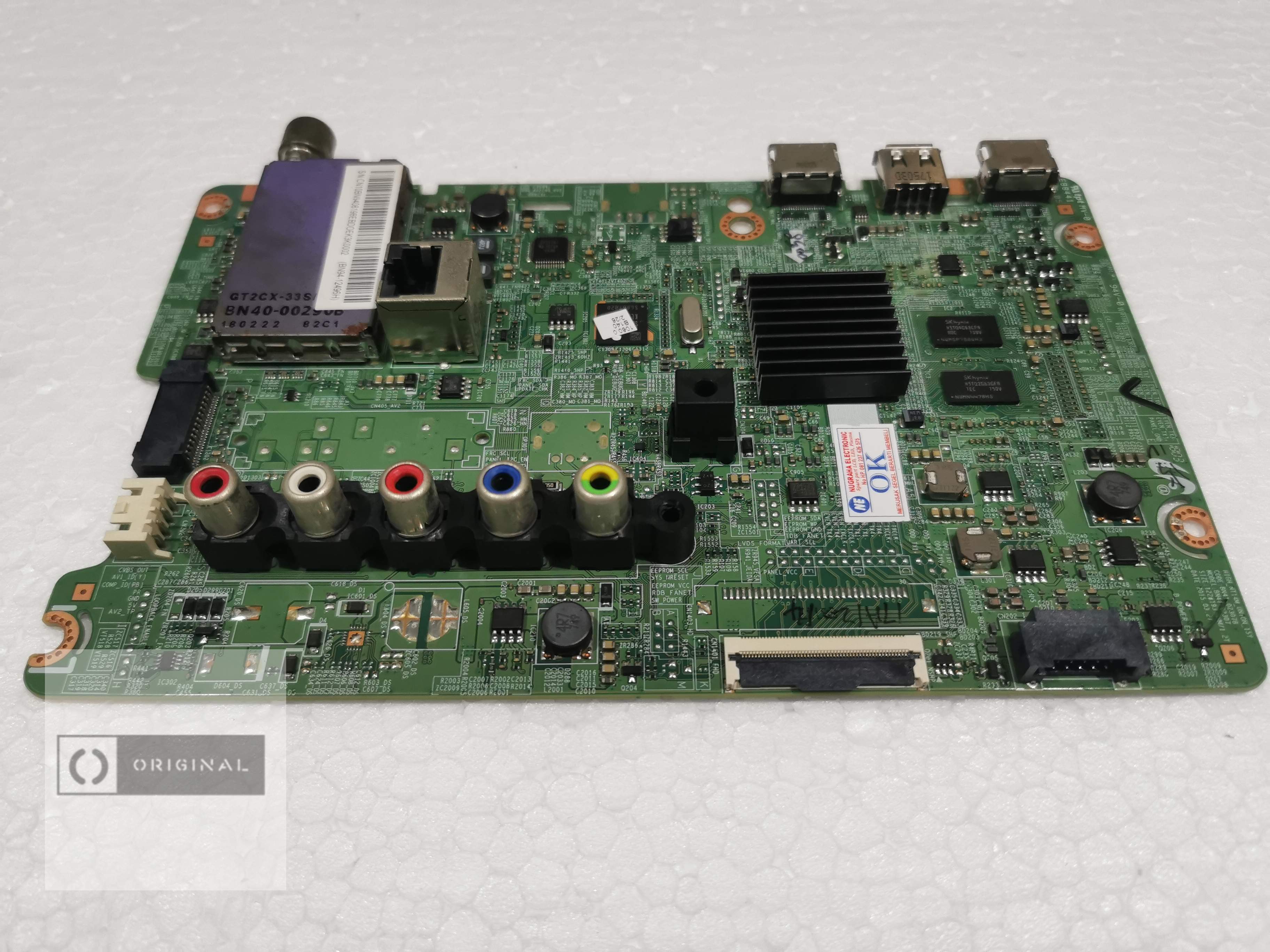 Mb Mobo Mainboard TV Samsung UA43J5202AK Mpeg Micom Modul Motherboard