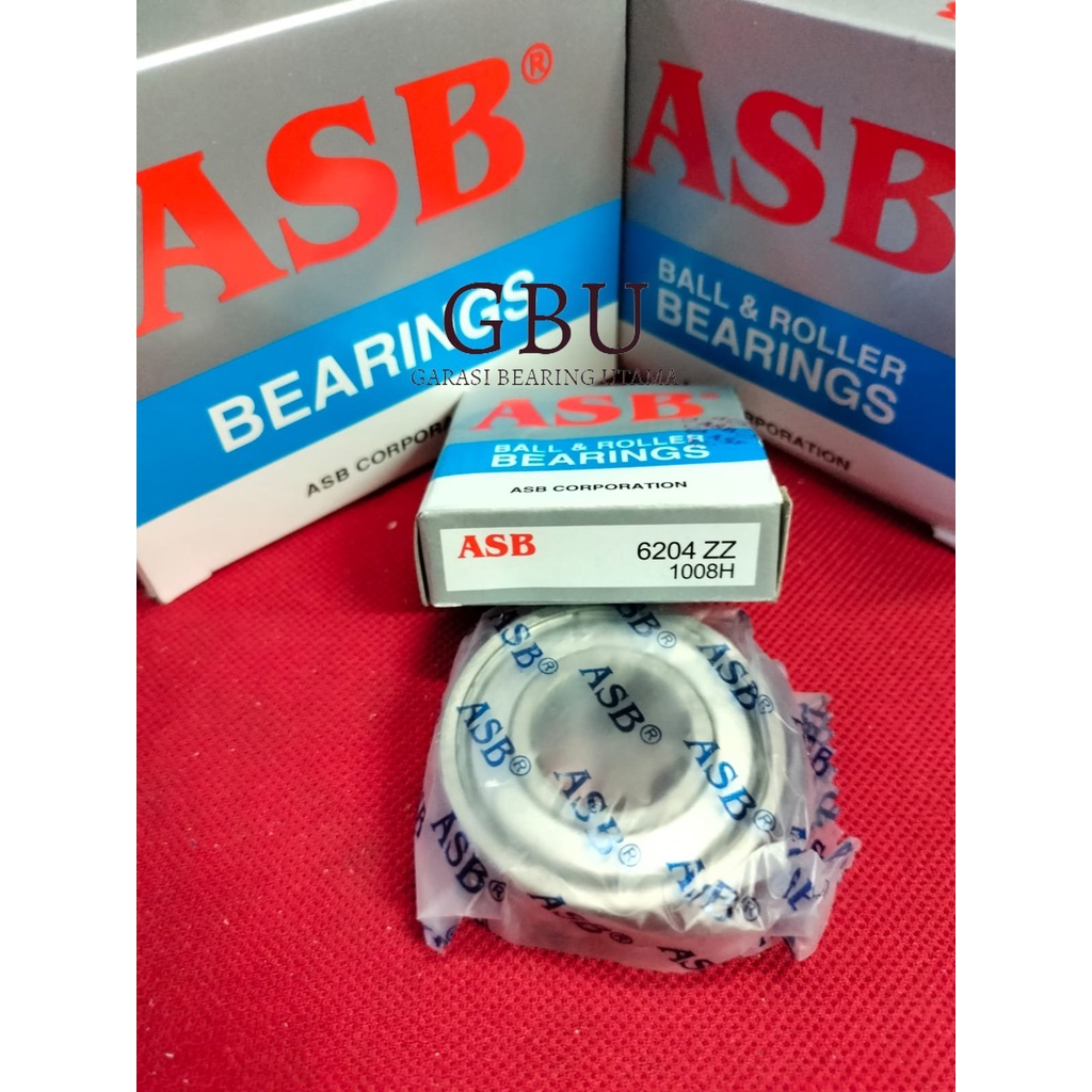 ISI 10PC Bearing 6204 ZZ ASB Lazada Indonesia