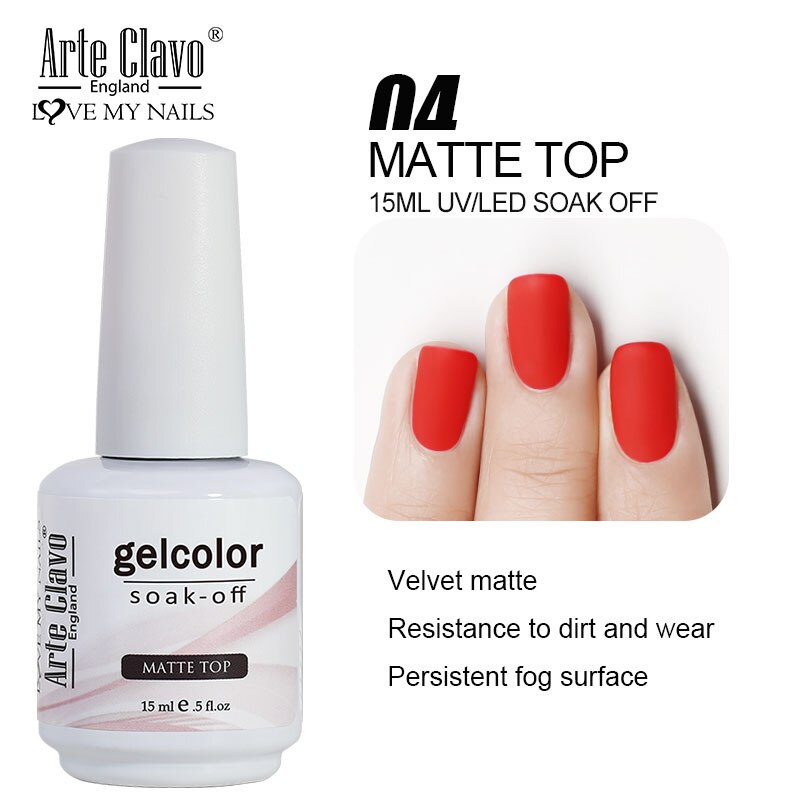 Arte Clavo 44 Colors Jelly Transparent Gel Nail Nude Pink Polish Skin