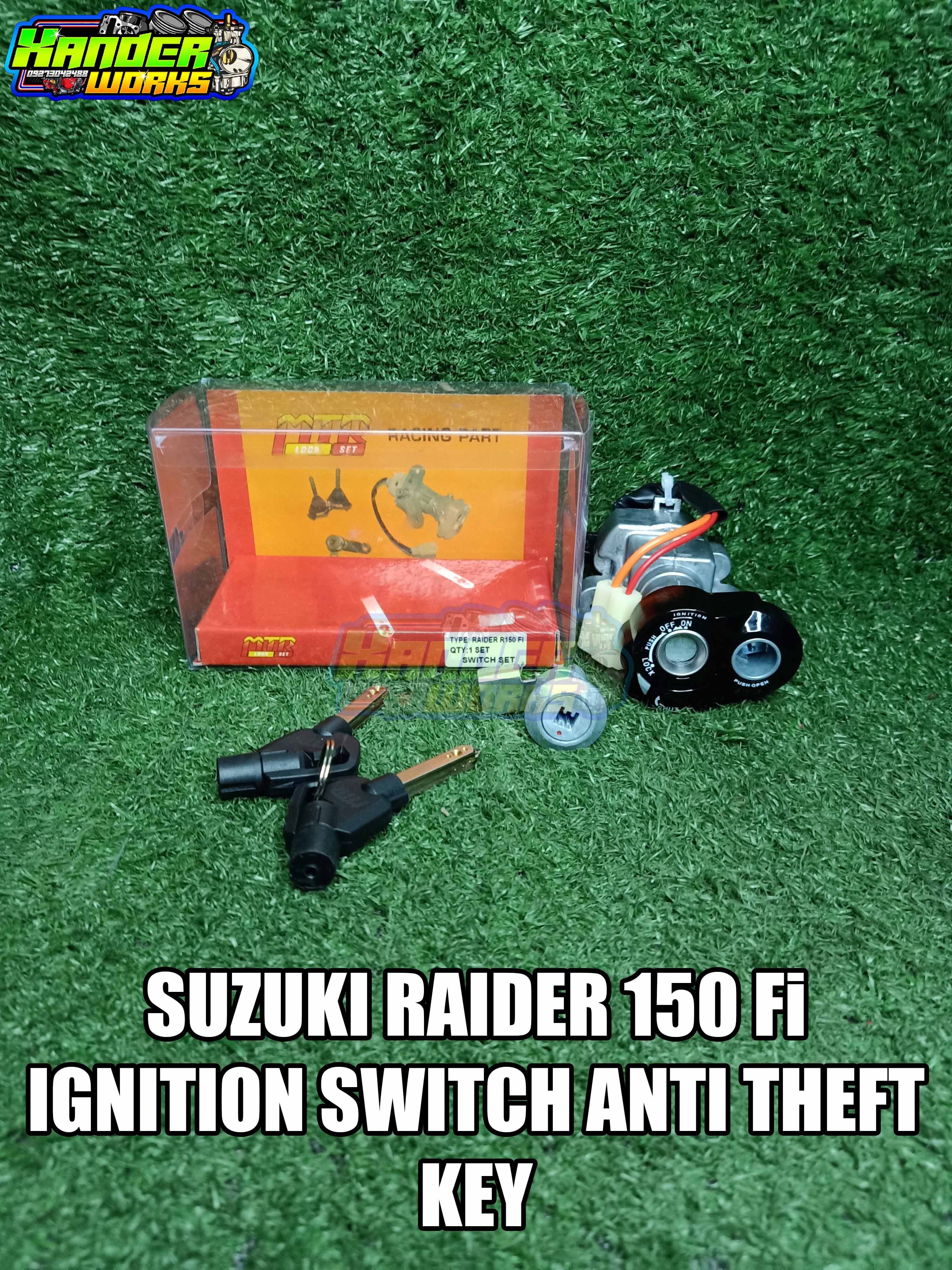 SUZUKI RAIDER 150 Fi IGNITION SWITCH ANTI THEFT KEY Lazada PH