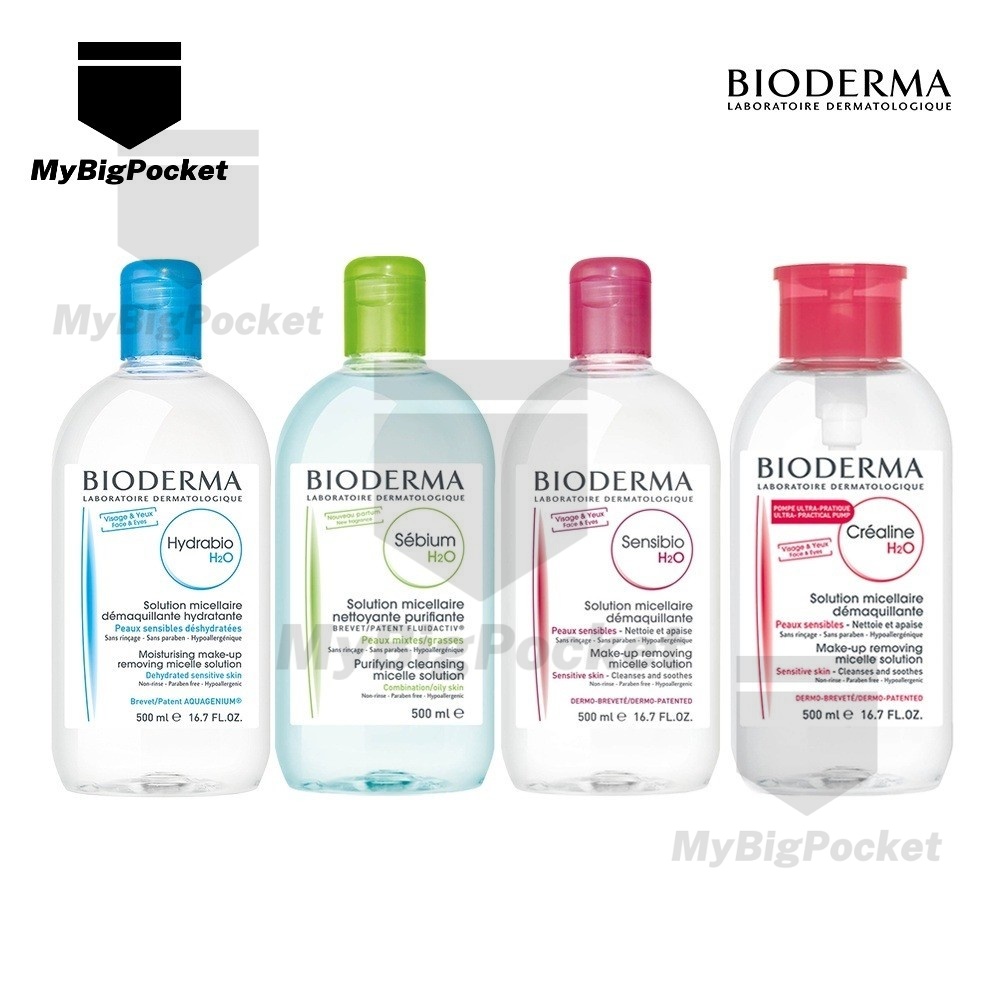 Bioderma Sensibio Sebium H2O Micellar Water Makeup Remover 500ml