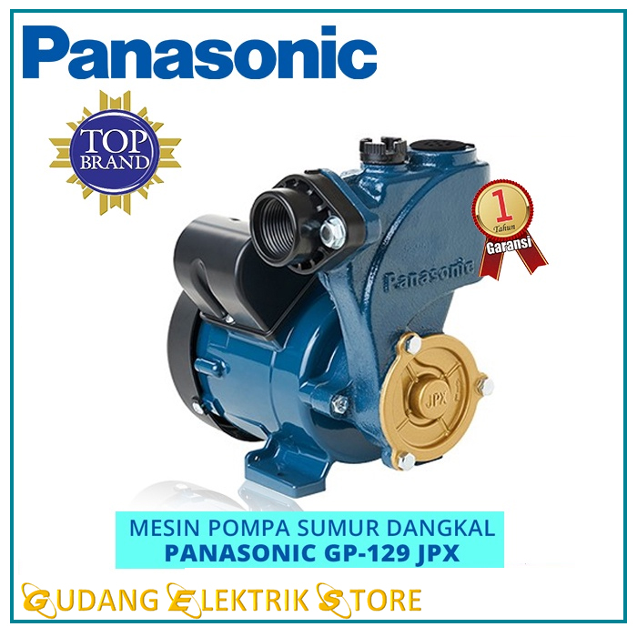 Mesin Pompa Air Panasonic Sumur Dangkal Manual Panasonic GP 129JPX JXK