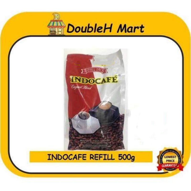 Indocafe Original Blend Instant Coffee Refill Pack 500g Lazada