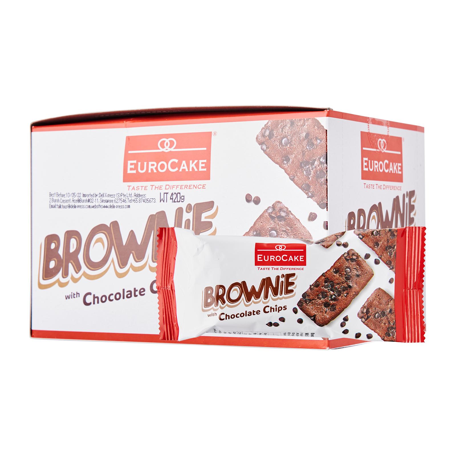 Eurocake Chocolate Chip Brownie G Pcs Lazada Singapore