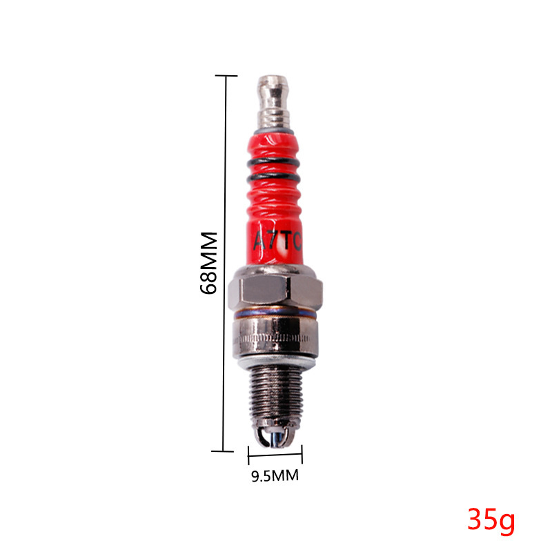 High Performance Three jaw three energy-saving spark plug Motorcycle Iridium 10mm Spark Plug D8TC A7TC For 48CC- 80CC JH70 DY90 Suitable For Most Motorcycles On The Market
