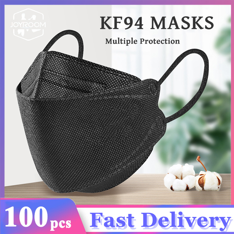 Fast DeliveryZOCN 100pcs Kf94 Face Mask 4 Layer Non Woven Protection