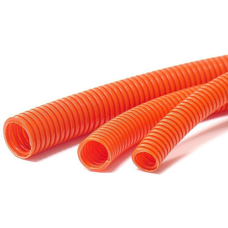 Per Meter Pvc Currugated Orange Flexible Conduit Hose Lazada PH