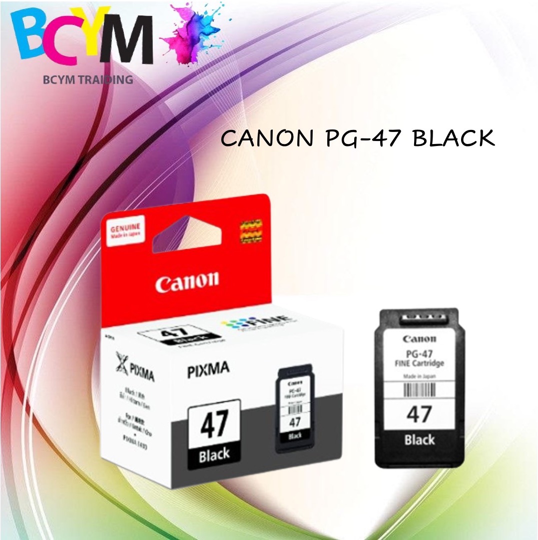 Canon 47 57 PG 47 CL 57 Black And Tricolor Original Ink Cartridge Combo