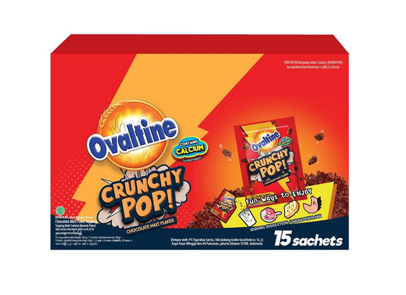 Ovaltine Chocolate Malt Flakes Crunchy Pops Sachets Lazada Singapore