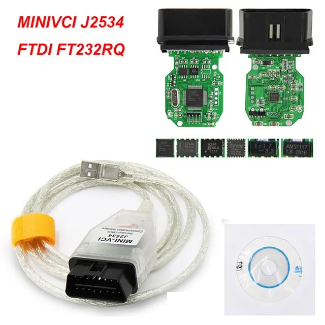 Prime Deal Mini Vci For Toyota Tis Techstream V18 00 008 Minivci Ftdi