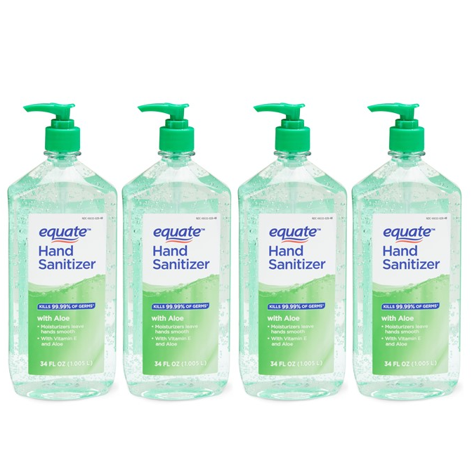 Equate Hand Sanitizer With Vitamin E kills 99.99 germs Xtracart