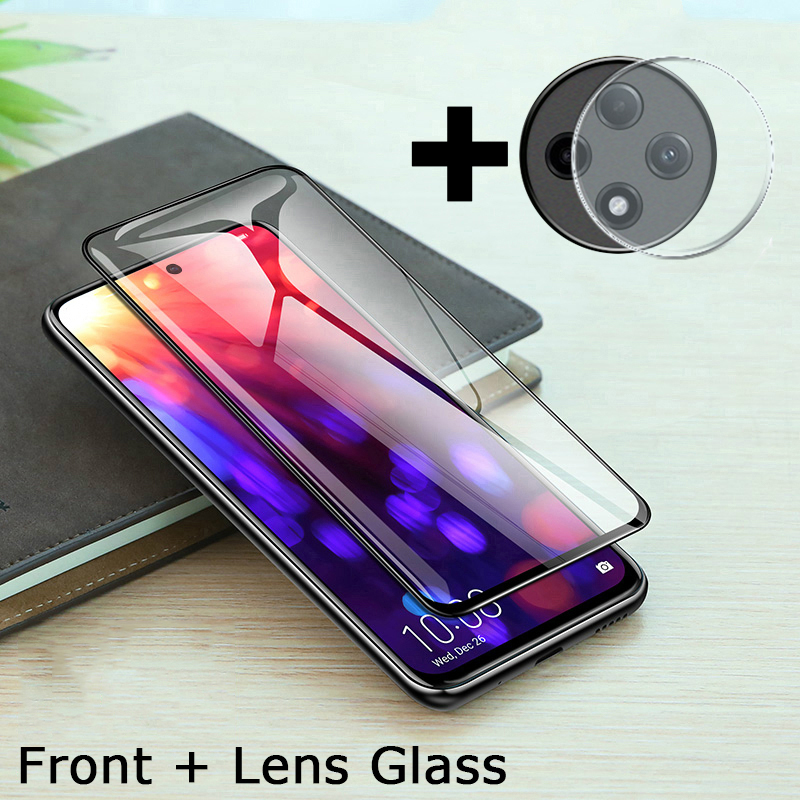 (2 Pieces) OPPO F27 Pro / F27 Pro+ Screen Protector Tempered Glass + Camera Lens Protector Glass Film Cover For OPPO F27 Pro Plus