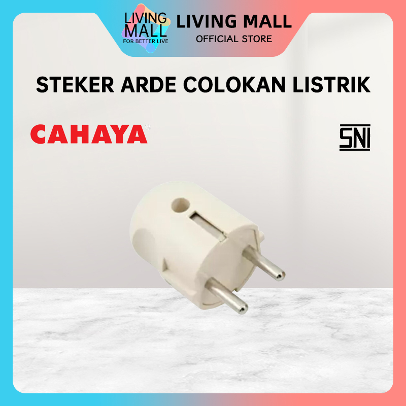 Steker Arde Colokan Listrik Bulat Merk CAHAYA SC 301 Lazada Indonesia