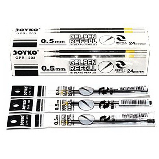 24 PCS ISI PEN GEL JOYKO GPR 203 REFILL PULPEN JOYKO Lazada Indonesia