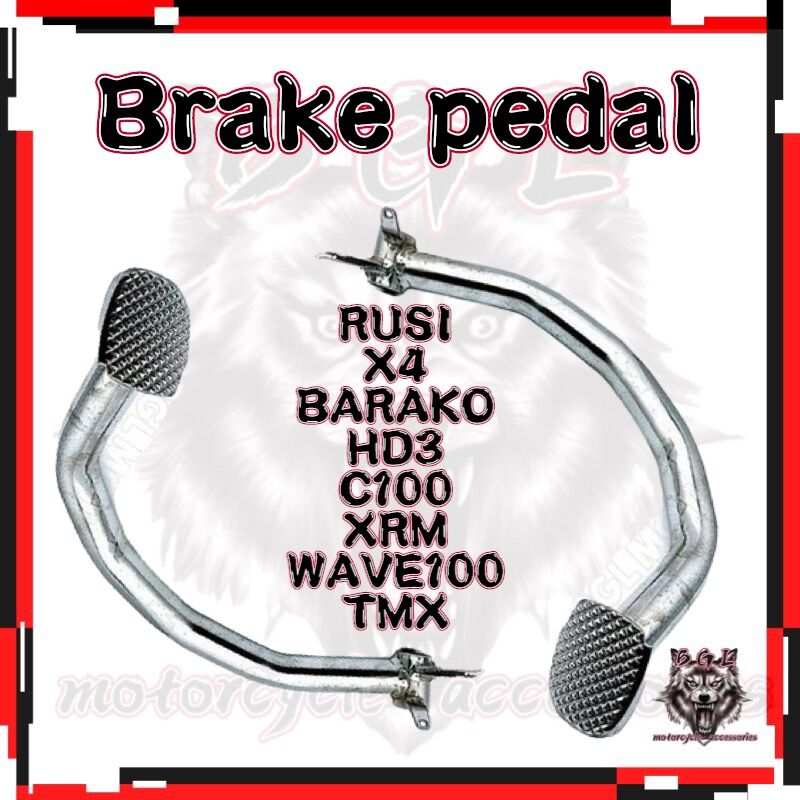 Bgl Motorcycle Brake Pedal Rusi Xrm Wave Barako X Hd