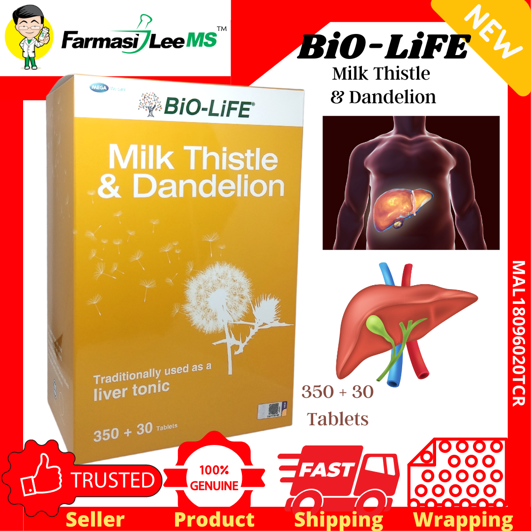 Bio Life Milk Thistle Dandelion 350 30S Exp 12 2024 Lazada