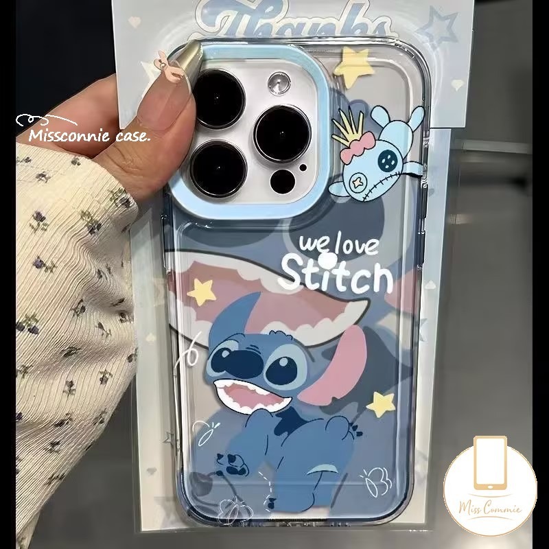 For Oppo A57 A38 A77 A9 A95 A16 A31 A3s A78 A18 A17K A53 A16s A96 A58 A74 A17 A7 A15 A54 A92 A33 A5 A76 A12 A5s A16K Reno 5F 4F Cartoon Funny Stitch Bracelet Cute Kuromi Clear Case