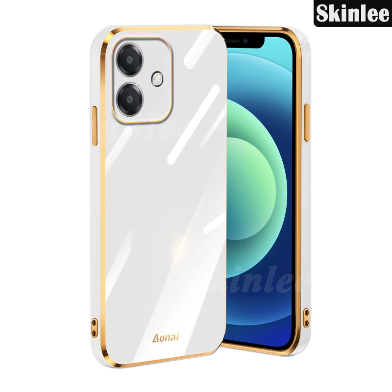 Phone case For OPPO A3 Back cover Soft Transparent Plating Electroplate Shining Clear Cover For OPPO A3 Cover cases