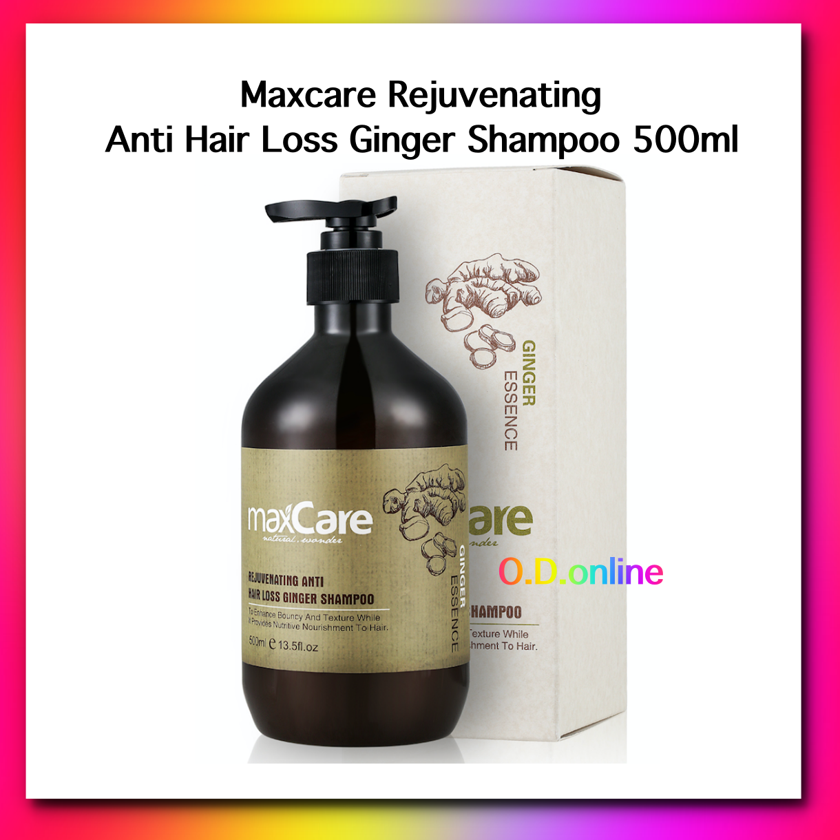 MaxCare Ginger Extract Hair Loss Hair Thinning Shampoo Conditioner