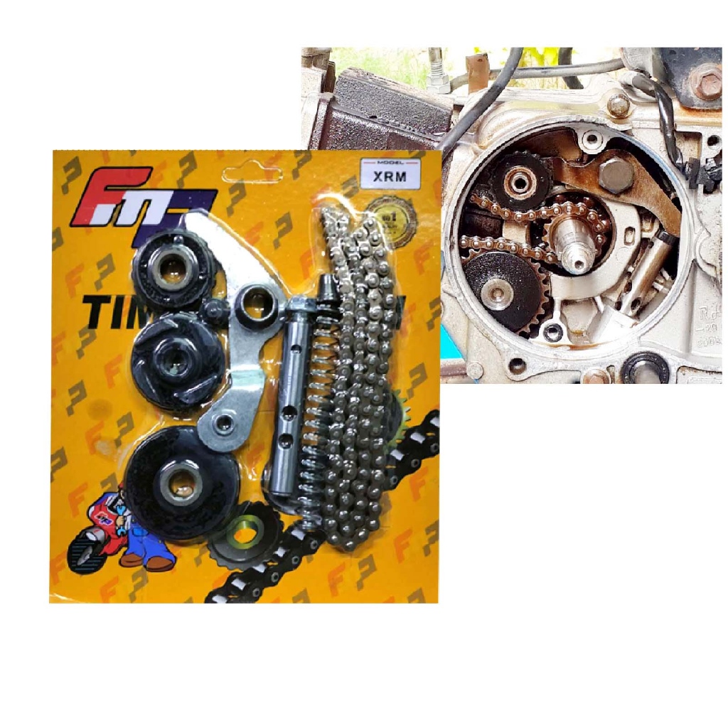 Motorcycle TIMING CHAIN KIT WITH ROLLER GUIDE SET TCG C100 DREAM XRM