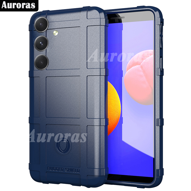 For Samsung Galaxy M35 Phone Case Silicone Shockproof Phone Case Cover Soft Carbon Fiber Anti-knock for Galaxy M35 Cover casing HP