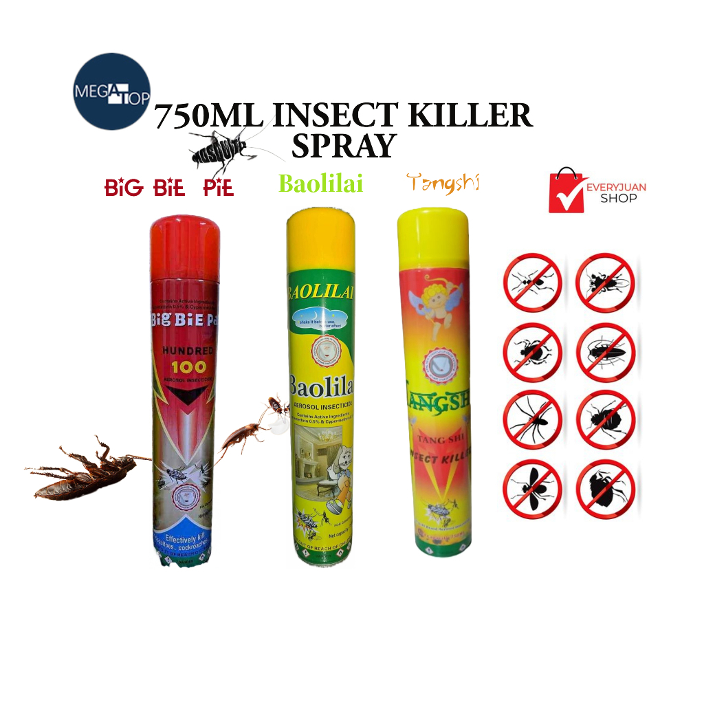 Aerosol Insecticide Spray Insect Killer Spray 750ml Big Bottle Aerosol