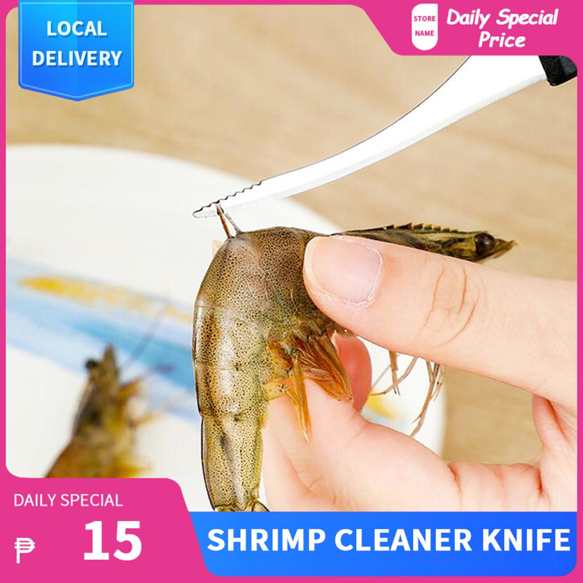 Shrimp Cleaner Stainless Steel Knife With Sharp Blade Prawn Peeler Chef