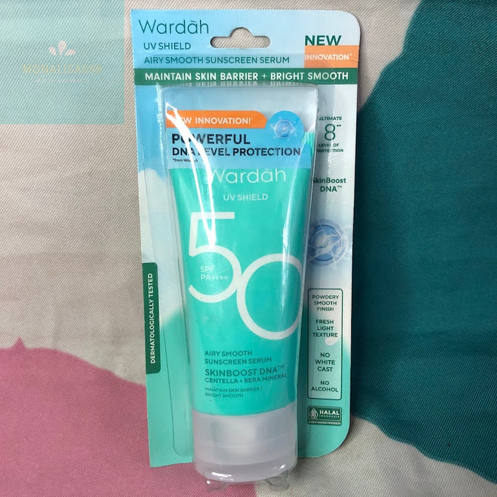 WARDAH UV Shield Airy Smooth Sunscreen Serum SPF 50 PA 25ml