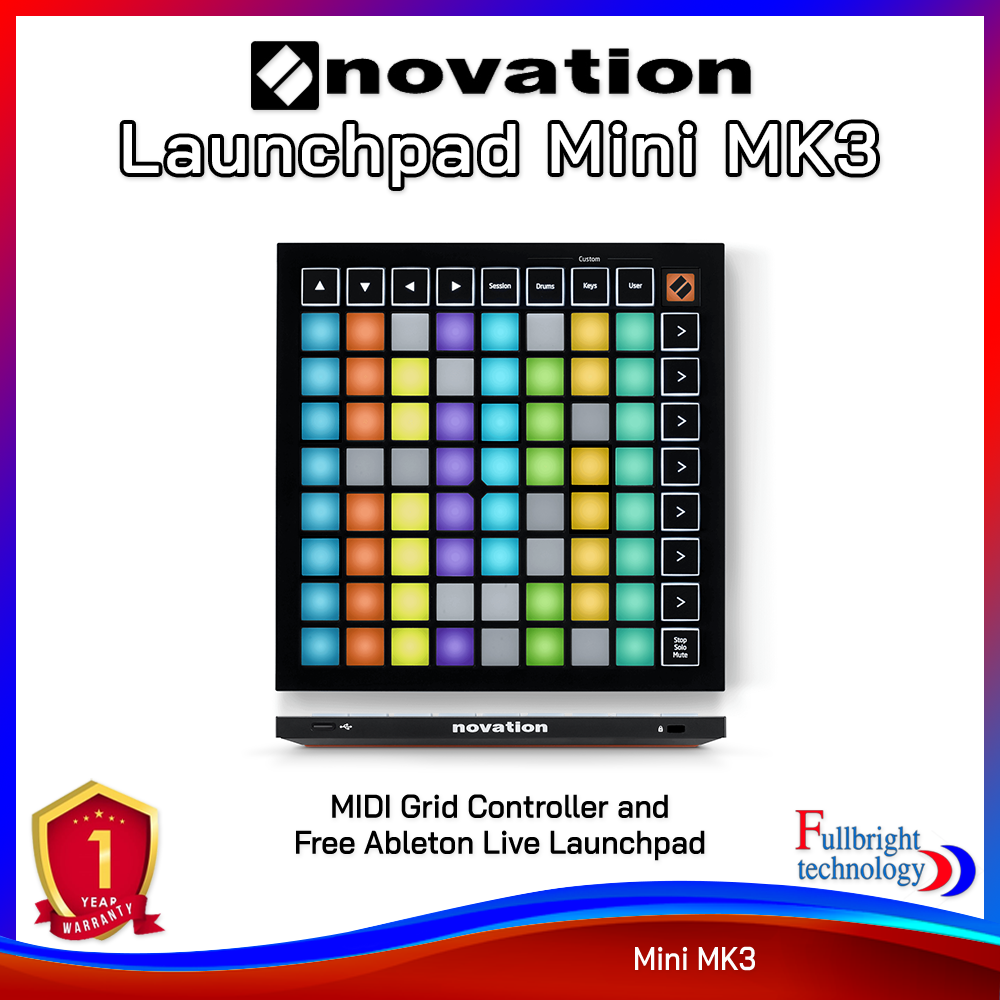 Novation Launchpad Mini MK3 Compact USB MIDI Controller คอนโทรลเลอร