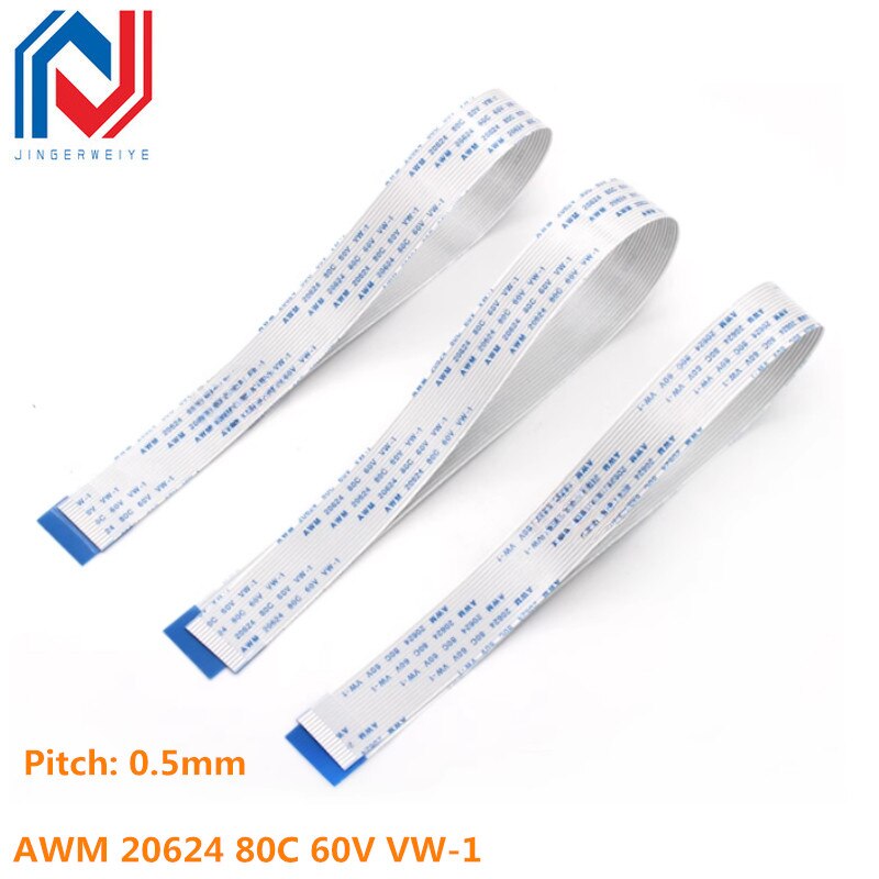 10PCS FFC FPC AWM 20624 80C 60V VW 1 Flat Flexible Cable 0 5MM 4 5 6 8