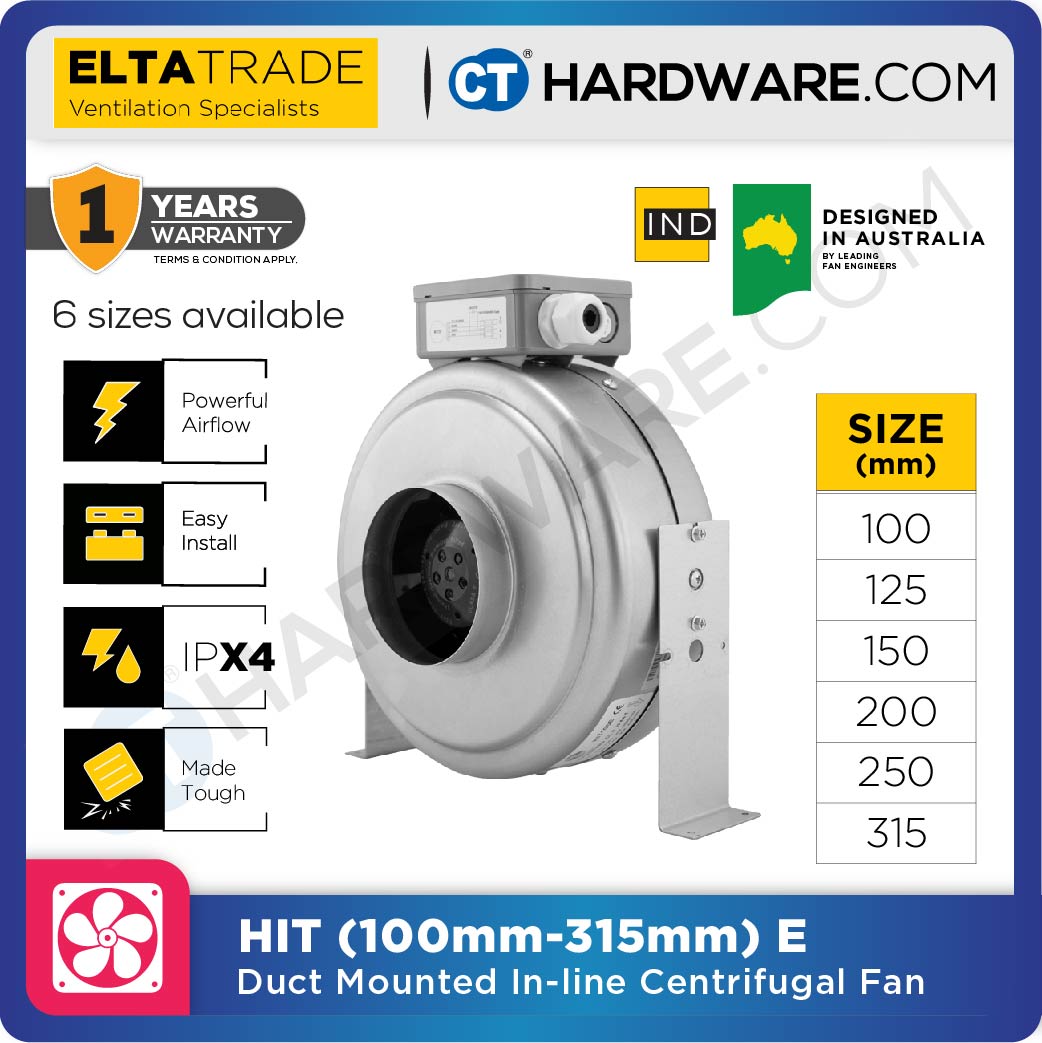 Elta Trade Hit Duct Mounted Centrifugal In