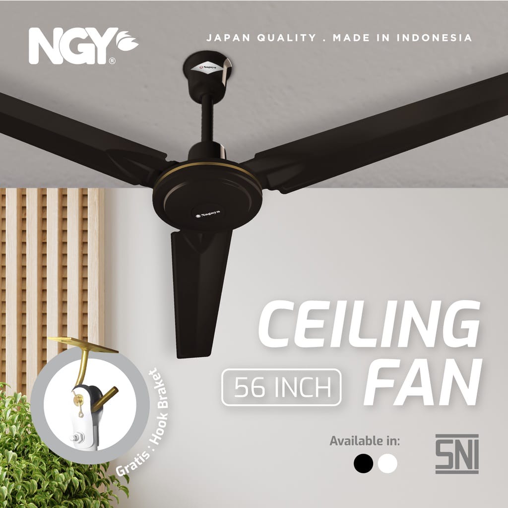 Kipas Angin Plafon Nagoya Ceiling Fan Baling Besi Ng Cf