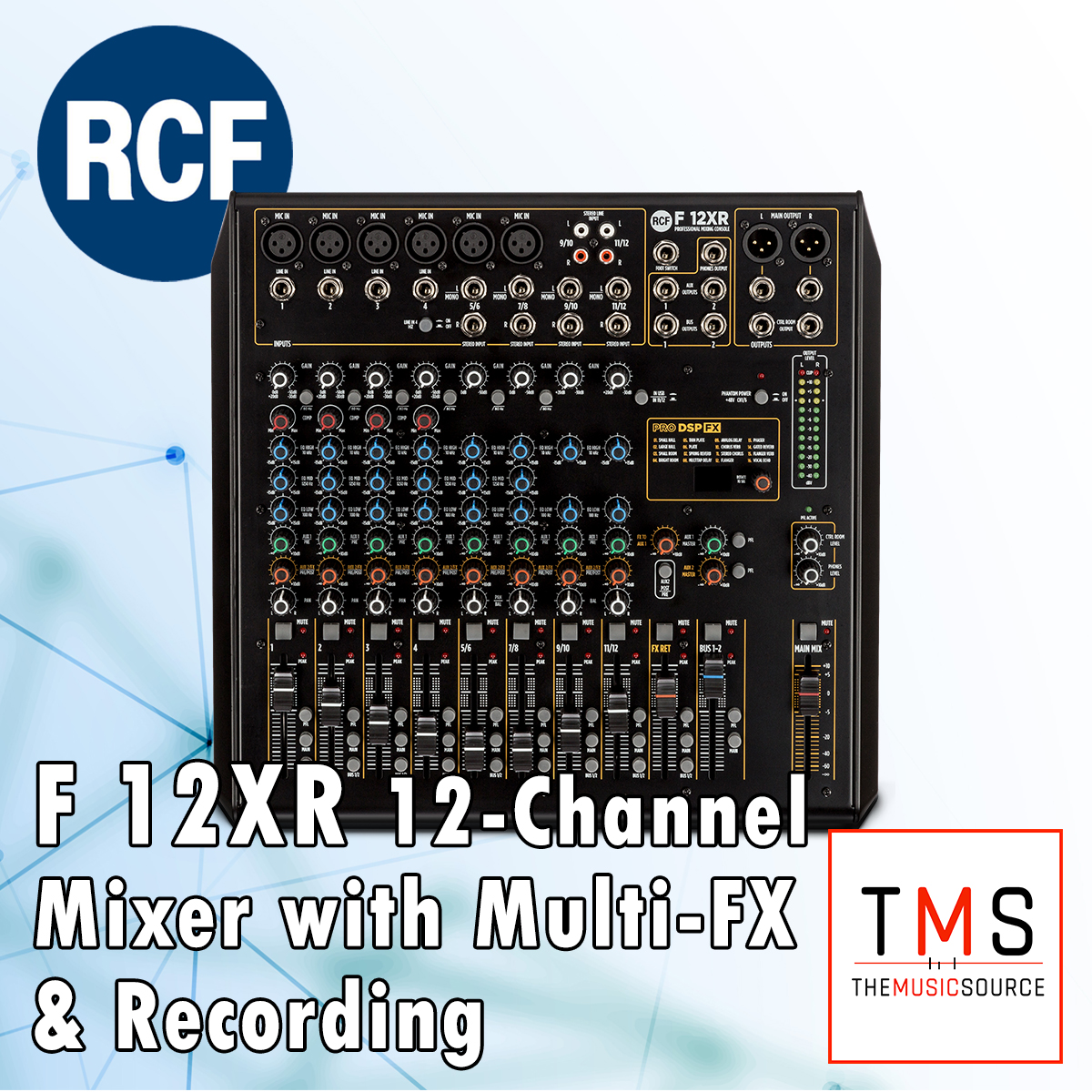 Rcf F Xr Channel Mixing Console With Multi Fx Recording Lazada Ph