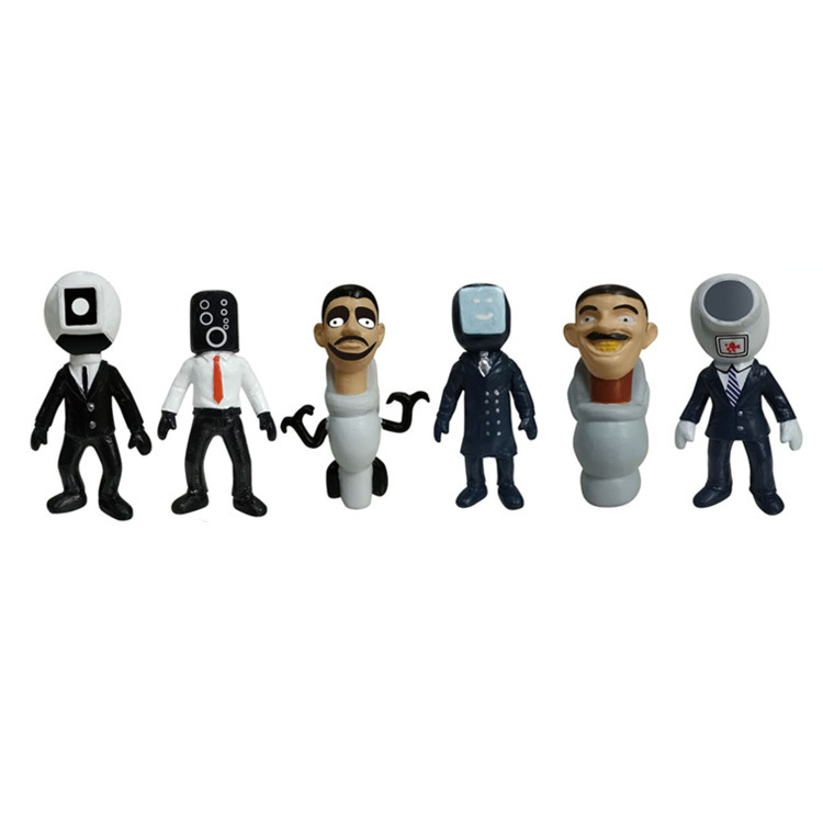 Pcs Skibidi Toilet Action Figure Titan Tv Man Camera Man Speakerman