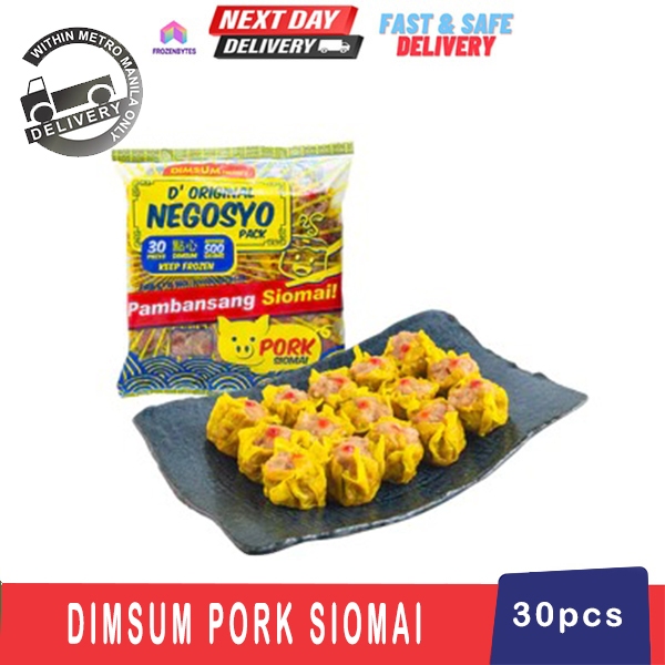 COD DIMSUM FACTORY PORK SIOMAI 30 PIECES 500 GRAMS Pambansang Siomai